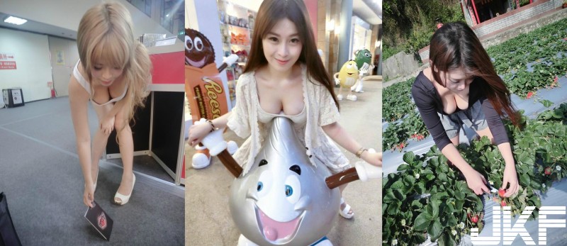 【蜗牛棋牌】彎腰撿東西巨乳卻掉出來！意外發現爆乳妹用「上帝視角」攻占各大景點…