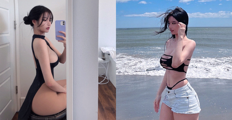 【蜗牛棋牌】海邊大奶妹竟是她…　爆乳翹臀小蠻腰成關鍵　網友一眼認證本人無誤