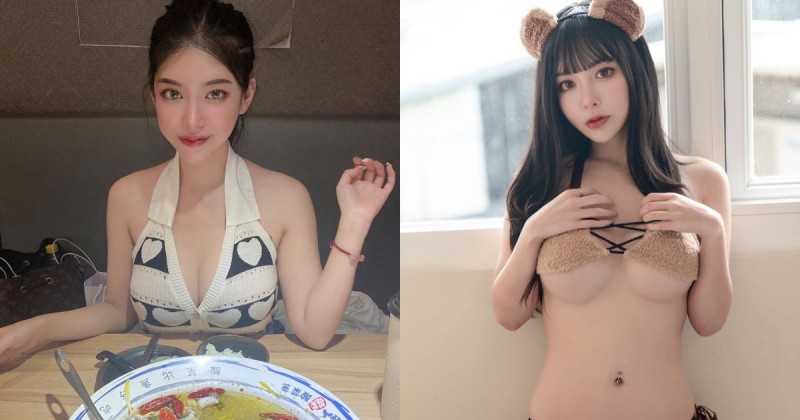 【蜗牛棋牌】巨乳吃貨正妹「子筠Nina」用餐飄奶香，私下拍照尺度也好辣！