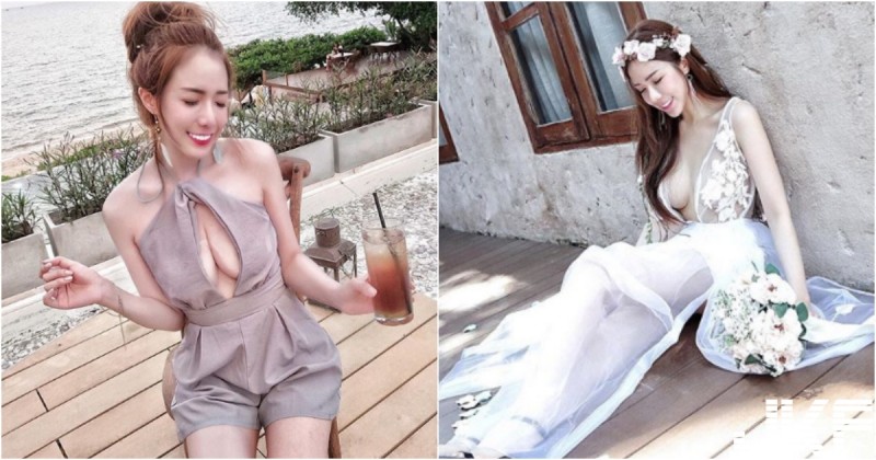 【蜗牛棋牌】搶婚啦！最兇猛「露側乳新娘」！渾圓飽滿「雪白雙乳」中路露出！