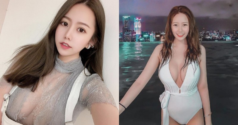 【蜗牛棋牌】看三眼就讓你戀愛！「夏筠婷」兇猛胸球太驚人，透膚薄紗藏不住豐滿曲線！