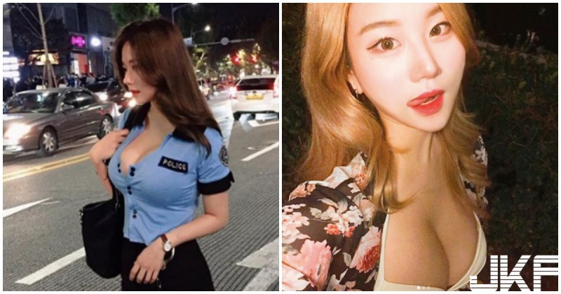 【蜗牛棋牌】大家驚見「火辣爆奶女警」！美乳撐爆上衣，大家都想被逮補了！