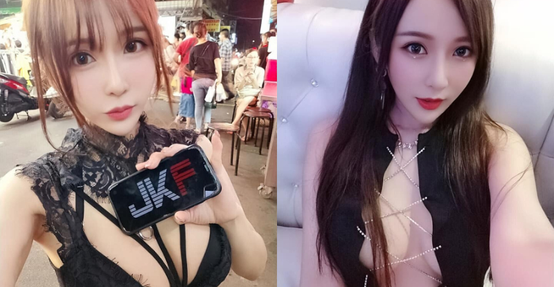 【蜗牛棋牌】巨乳女神「Gilana 邱默默」超猛戰服中路大開　一半奶球都暴露出來