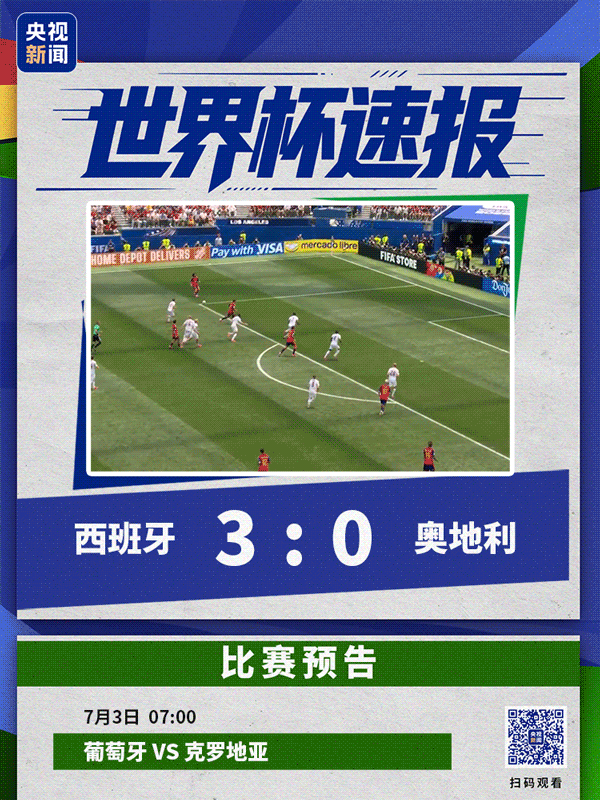 【蜗牛棋牌】轻松晋级,西班牙3-0奥地利!佛得角总统预测球队将1-0击败阿根廷