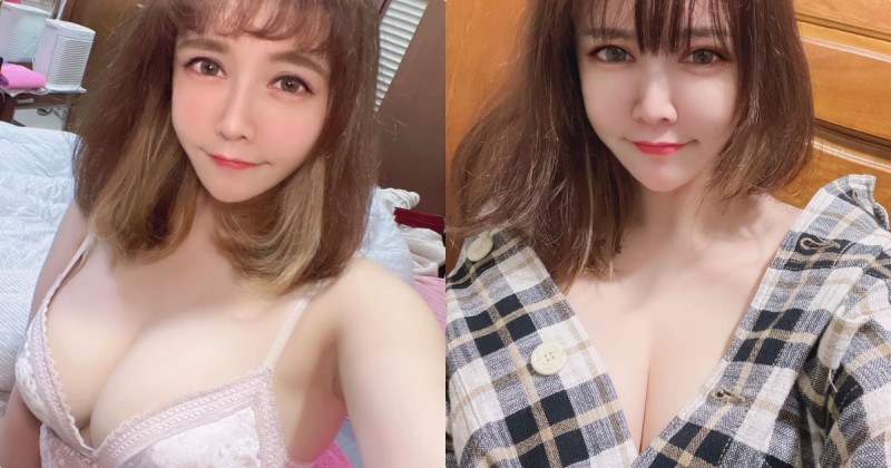 【蜗牛棋牌】E奶造型師「嘉嘉」乳量太兇了，內衣包覆「超飽滿美乳」！