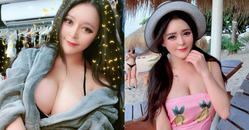 【蜗牛棋牌】正妹Gina冰冰「誘惑胴體」太超過，寬鬆造型讓巨乳跑出來了！
