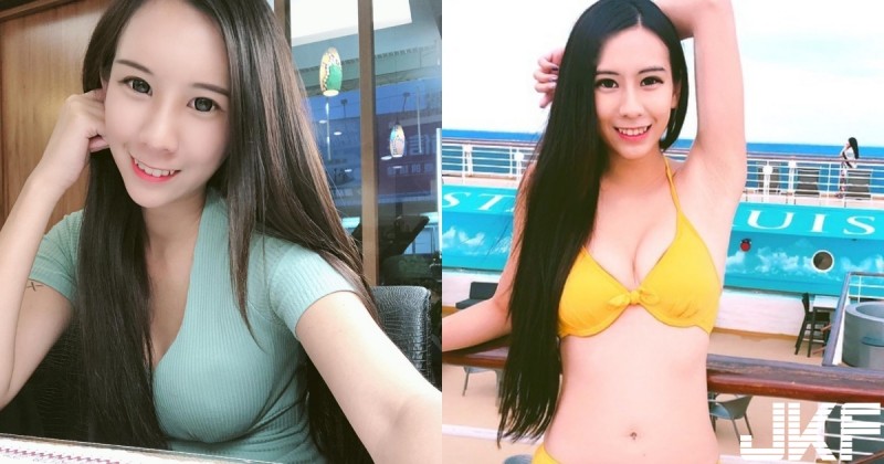 【蜗牛棋牌】這陰影我給過！正妹主持人「佳蓉」緊身上衣「形狀明顯」，身材保養的超火辣！