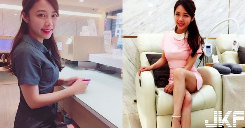 【蜗牛棋牌】台中最美牙助！身著「爆乳護士服」好緊身，胸前「突起明顯」網：暴動揪團蛀牙！