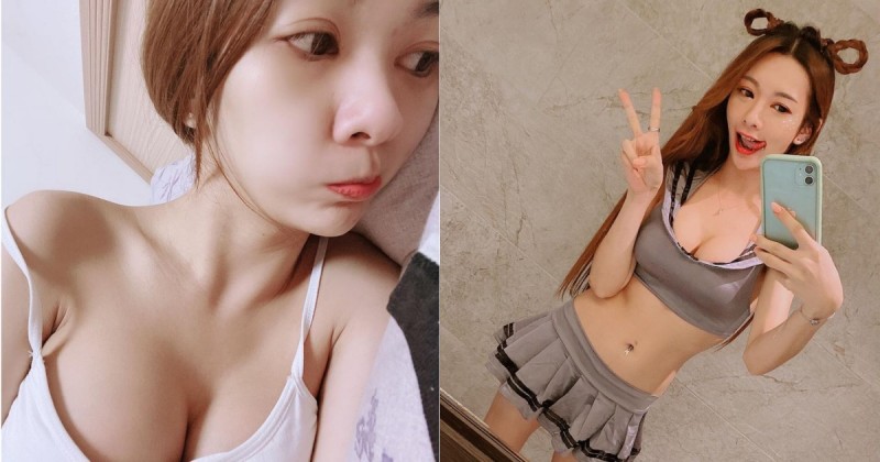 【蜗牛棋牌】超兇牡羊座女孩！「奇異果」側躺倒出美乳形狀，超豐滿曲線讓人一看就受不了！