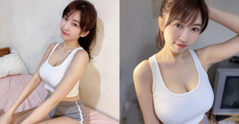 【蜗牛棋牌】清甜美聲老師「李藹蔚Aiwei」強力雪乳撐爆小可愛，清甜笑容讓男粉急速戀愛！