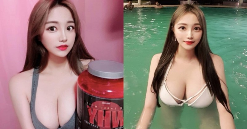【蜗牛棋牌】高蛋白漲ㄋㄟㄋㄟ！「巨乳泡菜妹」胸前滿滿蛋白質，果然營養度超高！