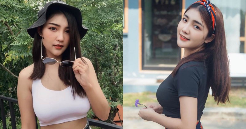 【蜗牛棋牌】健身女孩「側身照又圓又兇」，大車頭燈要把路人閃暈！