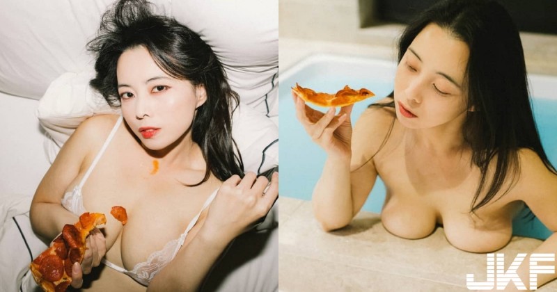 【蜗牛棋牌】pizza or me? 「巨乳美熟女」的大膽挑逗讓人受不了，滿滿奶量的感官挑逗之逼極限！