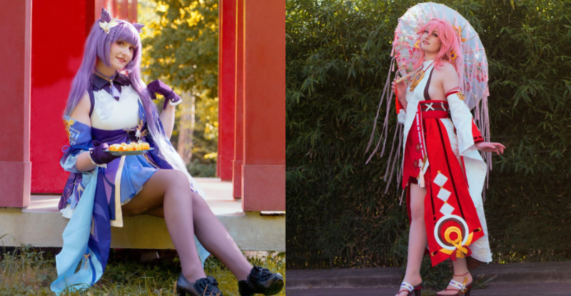 【蜗牛棋牌】法國正妹Coser「歐風萌臉X日系裝扮」太吸睛　微肉嫩體引人想過分疼愛