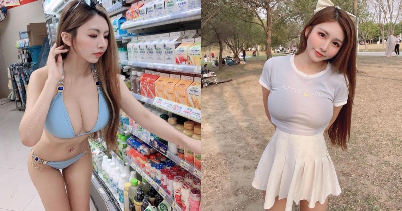 【蜗牛棋牌】墾丁白沙灣便利商店「比基尼巨乳正妹」出沒！超猛好身材讓網友瘋狂：不選飲料要選你！